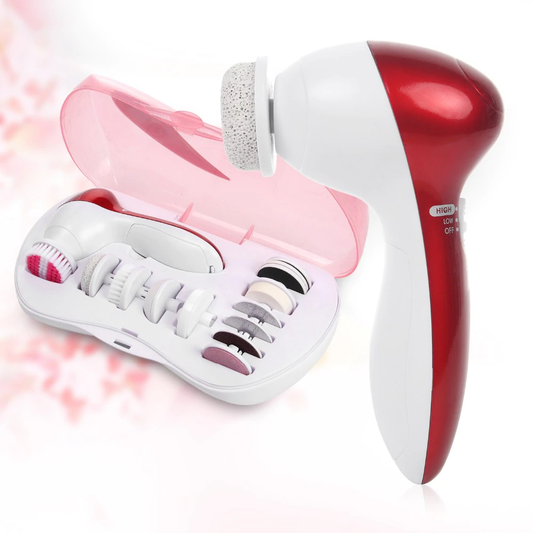 11in1 Facial Foot Hands Cleansing Brush Electric Sonic Vibration CNAIER