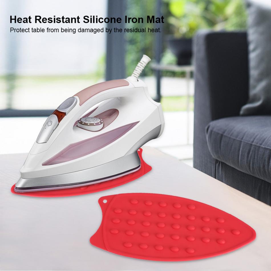 Ironing Board Anti-slip Heat Resistant Silicone Iron Mat Hot Safety Ironing Rest Pad