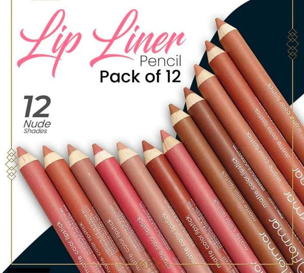 Matte lip pencil / Liner pack of 12 deal