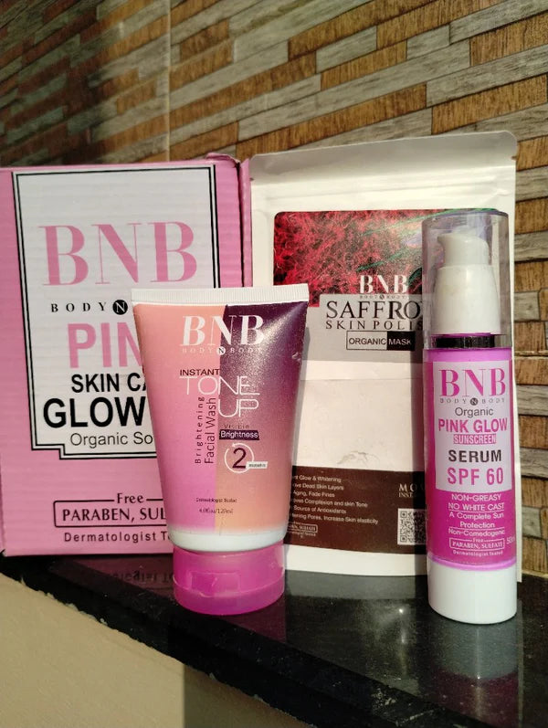 BNB pink Skin Care Glow Kit