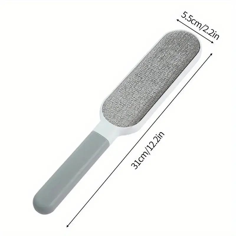 Gray Colour Double-Sided Reusable Lint Brush