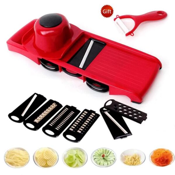 7 in 1 Multifunctional Vegetable Cutter, Fruit Slicer Grater Shredders Slicers 7 In 1 Gadgets Kitchen Accessories