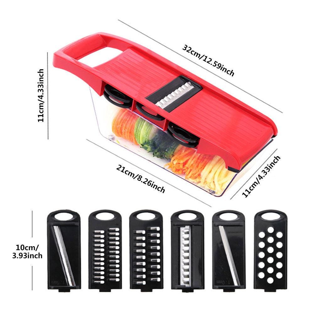 7 in 1 Multifunctional Vegetable Cutter, Fruit Slicer Grater Shredders Slicers 7 In 1 Gadgets Kitchen Accessories